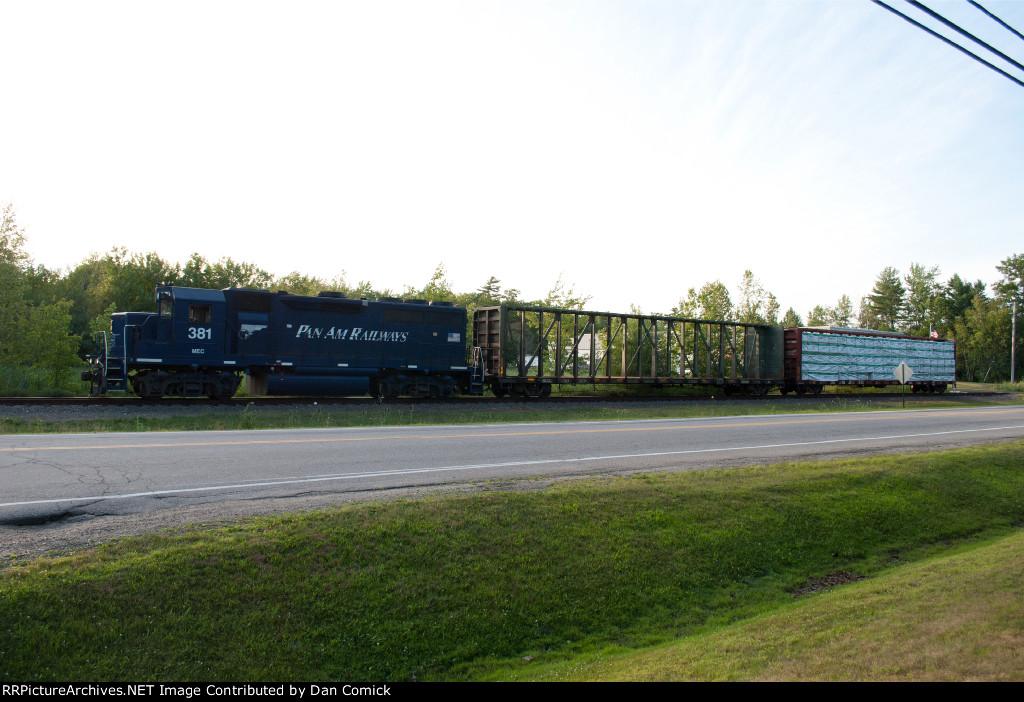 PO-2 381 on the Saco Industrial Track